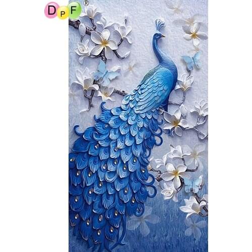 5D peacock round/square Cross Stitch DIY Diamond Painting Diamond Embroidery kits Diamond Mosaic home Decorative drill