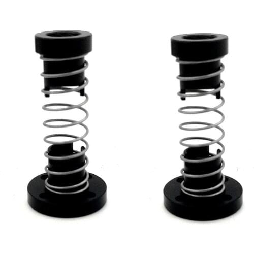 6pcs 3D Printer T8 Screw Nut POM Anti Backlash Nuts Acme Threaded Rod Eliminate the Gap Spring CNC for Prusa i3 Accessories