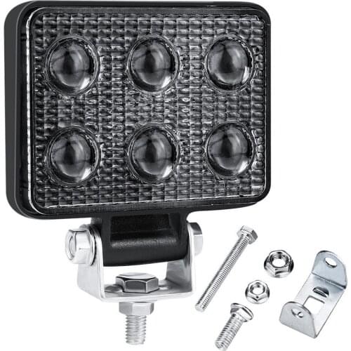 Automobile Led Working Lamp 3-Inch 6 Beads 18W Truck Spotlight Agricultural Mechanical Lamp Modified Lighting Lamp