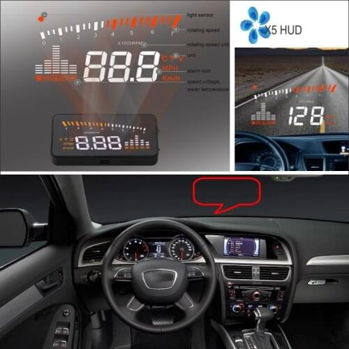 Car OBD HUD Head Up Display For Audi A3/S3/RS3 A4/S4/RS4 Auto Accessories DIY Do It Youself Safe Driving Screen Plug And Play