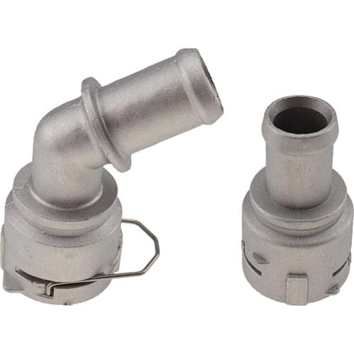 1J0122291D 3B0122291B Quick Connector Cooling Coolant Flange Hose Coupler Pipe For VW Golf Jet.ta 1J0 122 291D 3B0 122 291B
