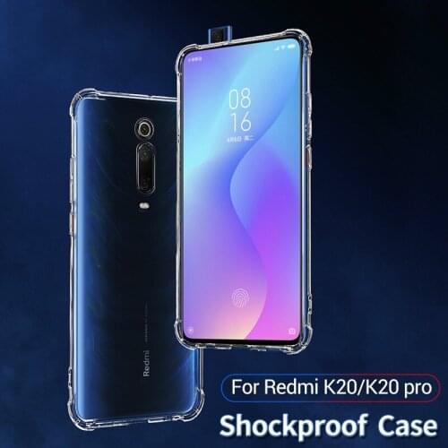 For Xiaomi Redmi K20 Pro Case TPU Shockproof Cover For Redmi K20 Clear Protective Shell For Redmi K20 Global version Cover case