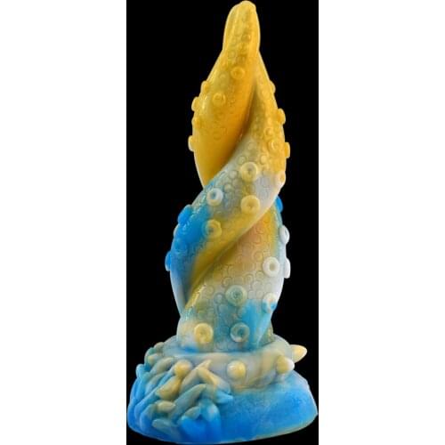 Colored silicone Butt Plug Octopus Anal Sex Toy Butt Animal Plug Tentacle Fantasy Dildo Masturbate For Women Men Orgasm Anus Toy