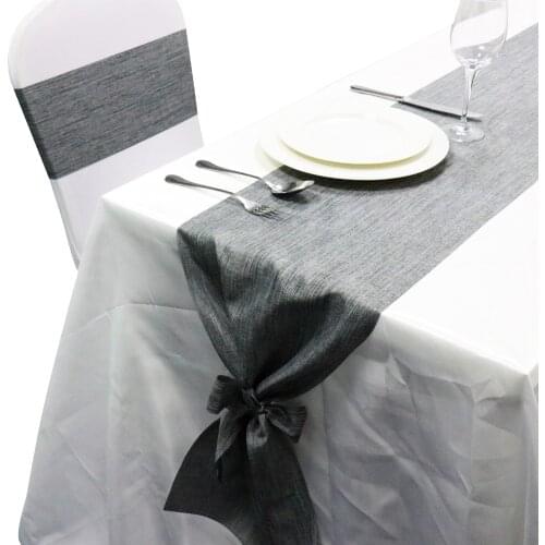 1Pcs Burlap Table Runner Board Track Tread Modern Luxury Dining Table Runners Decoration For Wedding Party Home Decor Supplies