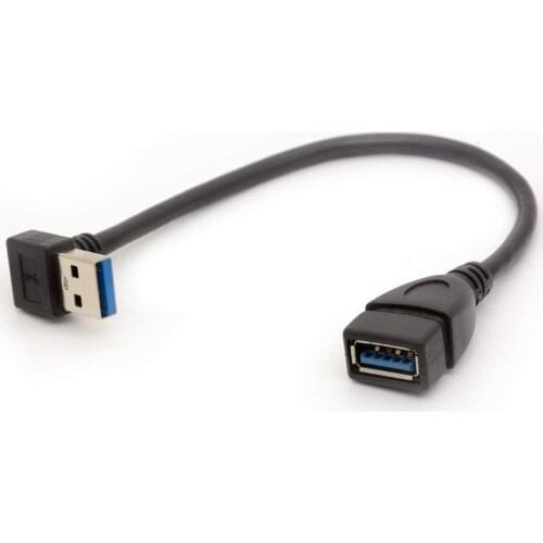 UP/DOWN USB 3.0 Extension Cable Angle 90 Degree Adapter Type A Male To Female High Speed Connection