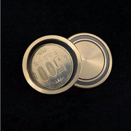 Slot Box (500 Yen Size, No Coins) Magic Tricks Coin Appear Vanish Magia Magician Close Up Illusions Gimmick Props Mentalism