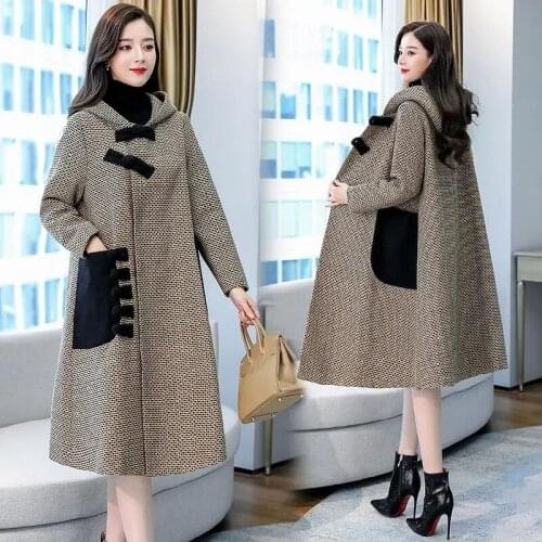 LBP-BAIPING Women's Hooded Coats