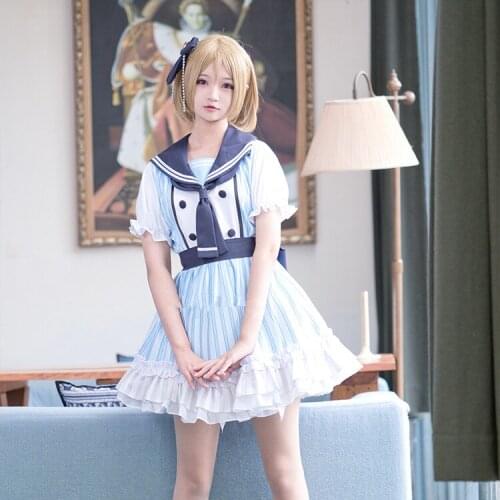 LoveLive Anime cosplay Minami Kotori Kousaka Honoka Sonoda Umi Ayase Eli Tojo Nozomi cos Halloween Pirate sailor suit costume