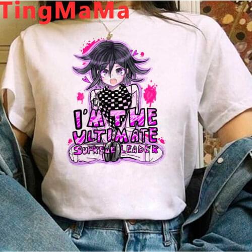 Danganronpa Nagito Komaeda Ouma Kokichi t-shirt clothes men harajuku kawaii graphic tees japanese summer top tshirt harajuku