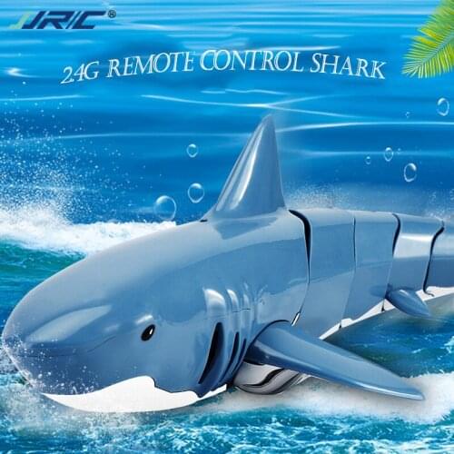 Original JJRC 2.4G four-channel remote control shark waterproof simulation modeling joint flexible charging childrens toys