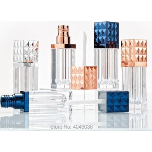 Empty Clear Lip Gloss Bottle Plastic Lipstick Tubes Cosmetic Container Refillable Packaging Containers Lipgloss Tubes 30pcs/Lot