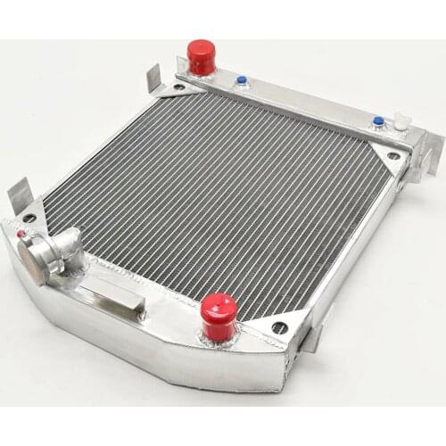 Alloy aluminum radiator FOR Ford 1932 hot rod w/Chevy 350 V8 engine 62MM 3ROW