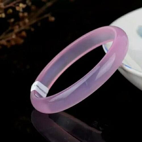 Natural Pink Chalcedony Bracelet Fashion Temperament Jewelry Gems Accessories Gifts Wholesale