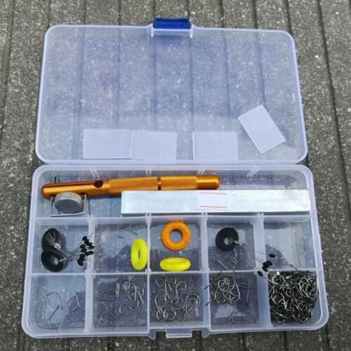 Fishing Lures Hook Bait Plastic Storage Box Adjustable Case Tackle Accessory New E56D