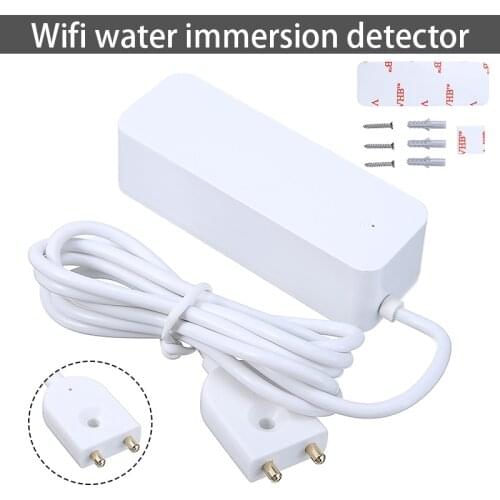 Water Leakage Alarm Home Wireless WiFi Leakage Detector Independent Water Leak Sensor Alert Overflow Smart Security Accessories