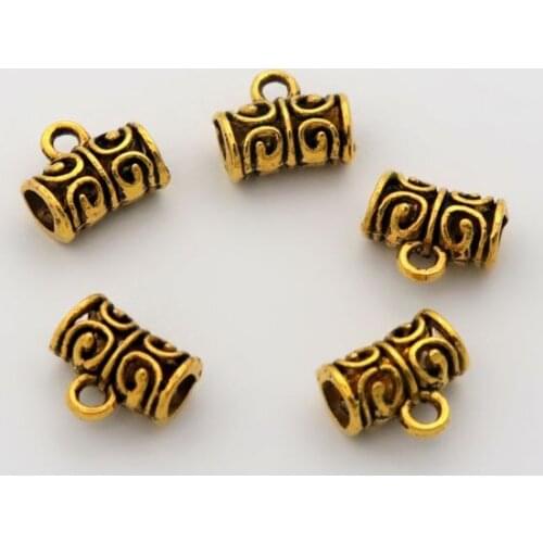 50pc 11x5mm Mixed Tibetan Gold Silver Metal Metal Hook Connector For Jewelry Making Diy Bracelet Necklace Accessories Wholesale