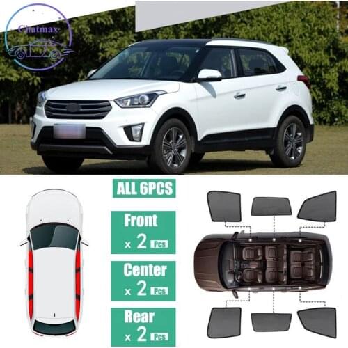 For Hyundai IX25 2014-2018 Window Sunshade UV Protection Ray Blocking Mesh Laser Block Black Net Yarn