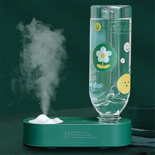 Creative Home Mini Air Humidifier Portable USB Desktop Fogger Mist Maker Sprayer Office LED Breathing Light Air Atomizer