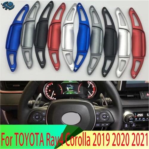 For TOYOTA Rav4 Corolla 2019 2020 Aluminum alloy Steering Wheel Shift Paddle Extension