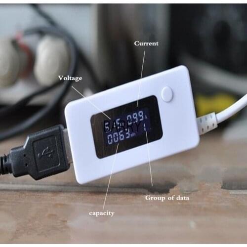 Digital Display USB battery Tester Current Voltage Charger Capacity Doctor power bank Battery meter Detector