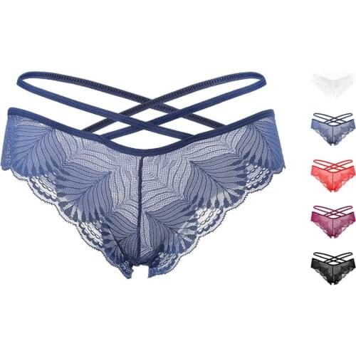 Lace Women Panties Transparent Sexy Lingerie Female Low Waist Thong Seamless Underwear Ladies Briefs Breathable Underpants
