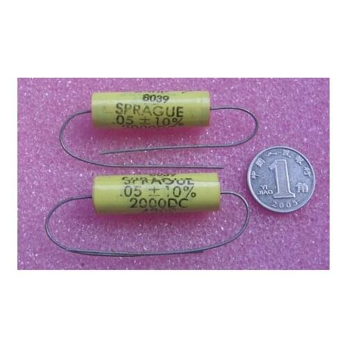 100% New and original 0.05uf/2000V 10 x 32 feet long and 62 mm x 2 mm Thin film capacitor