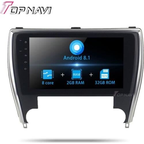 2 din Autoradio 10.1 Inch Android 8.1 For Toyota Camry 2015 Stereo Car Radio GPS Navigation Multimedia player NO DVD Octa Core