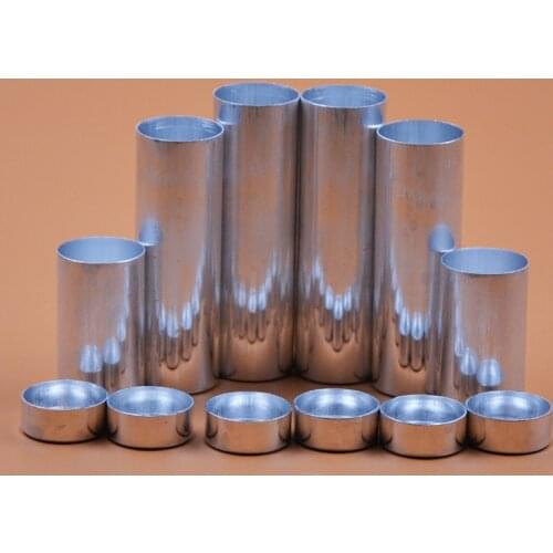 200pcs/lot Dental Valplast Material 25.5*45/77/85mm Dental Empty Aluminum Tube Cartridges for Making Flexible Dentures