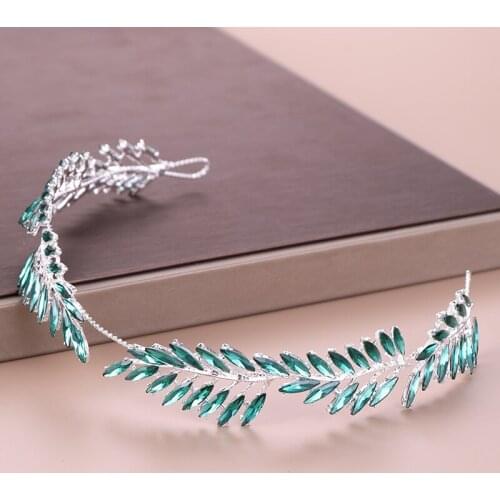 6 Color Crystal Rhinestone Wedding Headband Tiara Bridal Headpiece Hair ornaments Bride Hairband Women Hair Jewelry