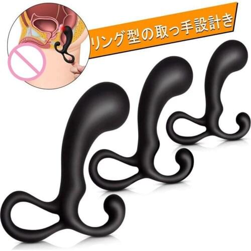 New Shape Medical Silicone 3 in 1 Anal Plug Buttplug Prostate Massager Anal Dildos Toy Adults Sex Toys for Men Women Anal Toys