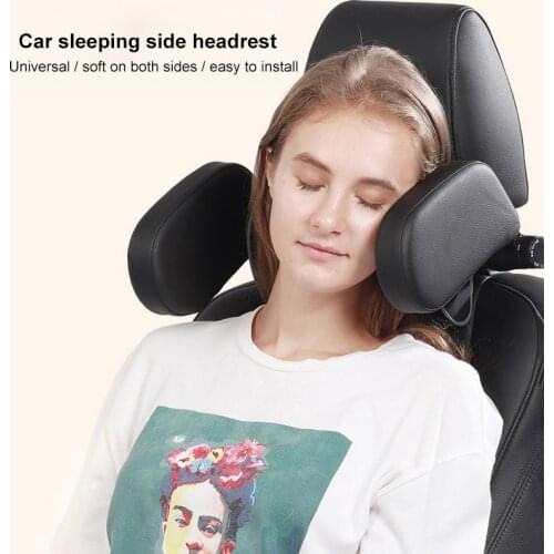 Car Neck Headrest Pillow Cushion Seat Support Head Restraint Seat Pillow Headrest Neck Travel Sleeping Cushion For Kids Adults