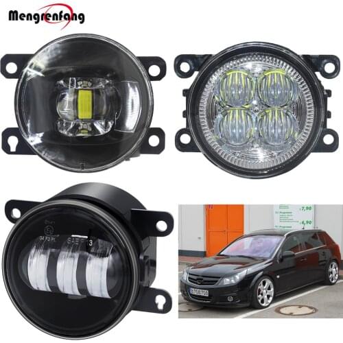 Car Front Bumper Fog Light Assembly LED Lens Fog Lamp Daytime Running Light 12V For Opel Signum Hatchback 2003-2015