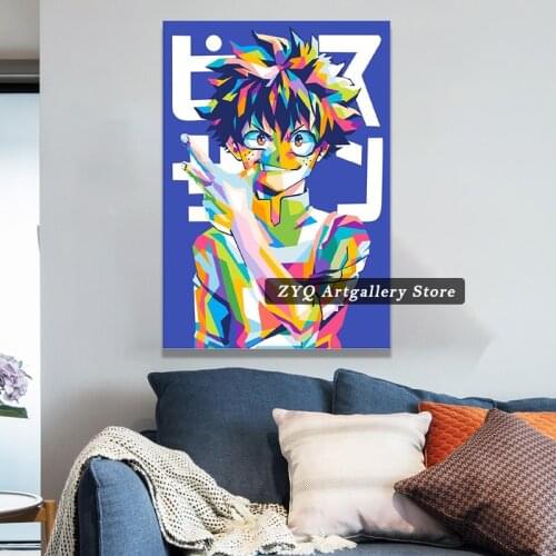 Deku My Hero Academia Level Anime Canvas Painting Wall Anime Art Pictures Prints Home Wall Poster Decoration Living Room Decor