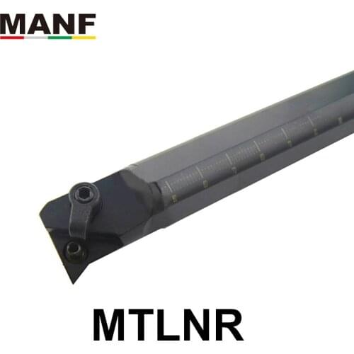 MANF Turning Tool Holder 16mm 18mm 20mm S20R-MTLNR16 Turning Machine Toolholder Internal Boring Tool Holder CNC Lathe Cutter Bar