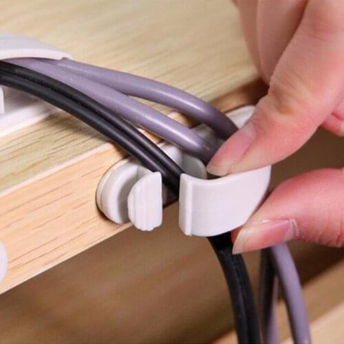10 Pieces/pack Different Size Household Cable Holders Storage Racks Electrical Wire Collector Line Collator