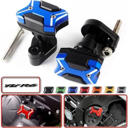 For Yamaha R6 YZF-R6 YZF600 2008-2016 Frame Falling Protector CNC Aluminum Alloy Motorcycle Frames Slider Anti Crash Pads