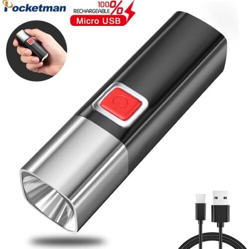 25000LM Long Range Flashlight Powerful USB Rechargeable Flashlight Built-in Battery Torch Outdoor Waterproof Flashlight with Box