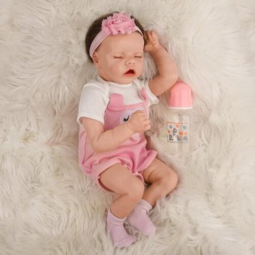 Hoomai 12 Inch Handmade High Quality Full Silicone Reborn Dolls Lifelike Real Soft Touch Small Doll