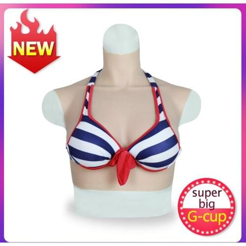 Transgender Crossdresser Artificial Silicone Breast Forms Male To Female Realistic Super Big G Cup Artificial Latex Fake Boobs