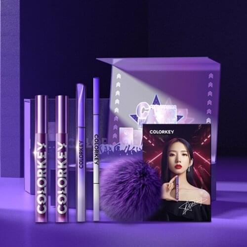 Kelaqi Air Lip Lacquer Velvet Eyebrow Pencil Eyeliner Customized Gift Set