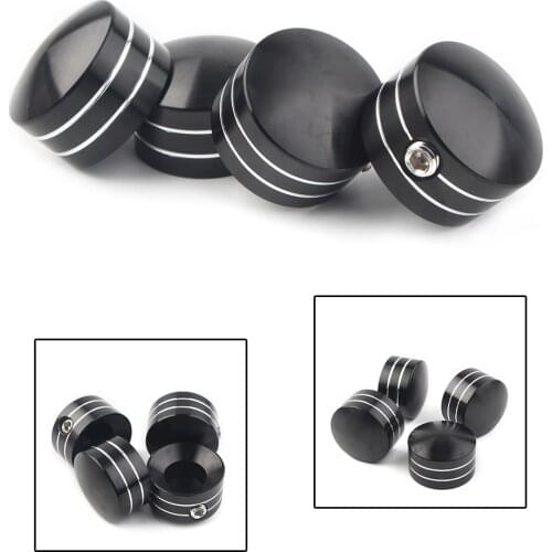 CNC Motorcycle Bolt Nut Covers Cap For Harley Sportster XL 883 1200 1986-2017 & Twin Cam 1999-2017 4pcs/Set