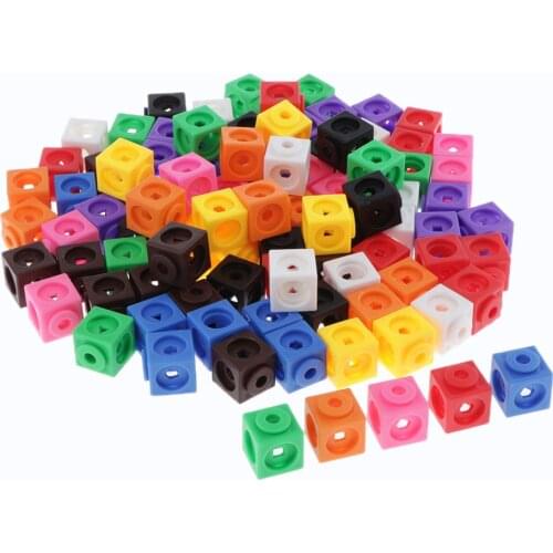 Mathlink Cubes Activity Set Counting Sorting Game Toys