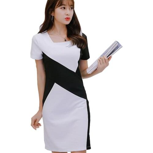 Spring Summer Party Dress 2019 Women Sexy Mini Dresses Elegant Dress printing Brand Female strapless cascading black white