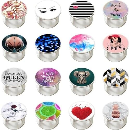 New Popular Fashion Marble Phone Holder Support Smartphone Phone Holder Grip Stand for Phones and Tablets