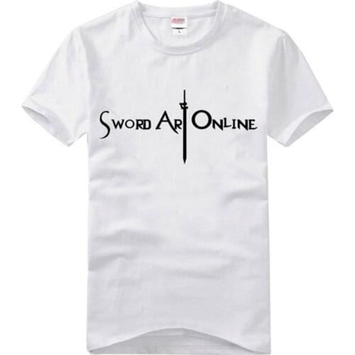 Hot Anime Sword Art Online SAO T Shirt Short Sleeve Cotton Unisex Lover Casual T-shirt Cosplay Costume