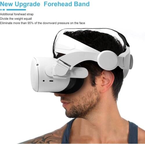 Adjustable Head Strap for Oculus Quest 2 Elite Strap Reduce Face Pressure Comfortable Touch Quest 2 Strap Accessories
