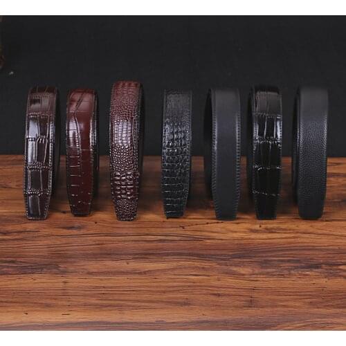 Mens Automatic Buckle Belt Without Buckle Belt Brand Mens Highquality Mens Genuine Belt Jeans Cowhide Belt Mens Belt Luxury