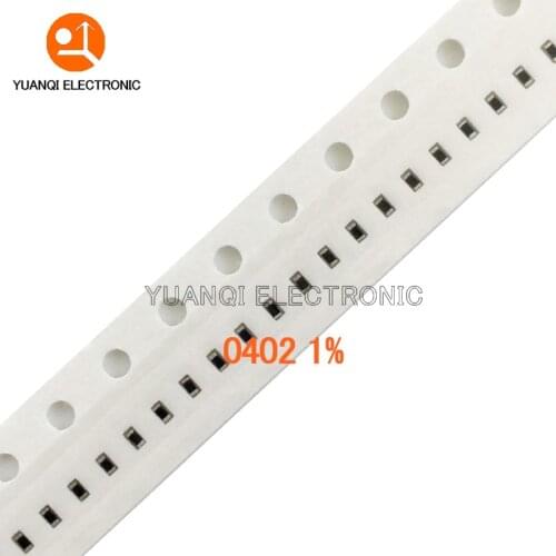 100pcs 1% 0402 SMD resistor 0R ~ 10M 1/16W 0 0.1 1 10 22 100 150 220 330 ohm 1K 2.2K 4.7K 10K 100K 1R 10R 100R 150R 220R 330R 1M