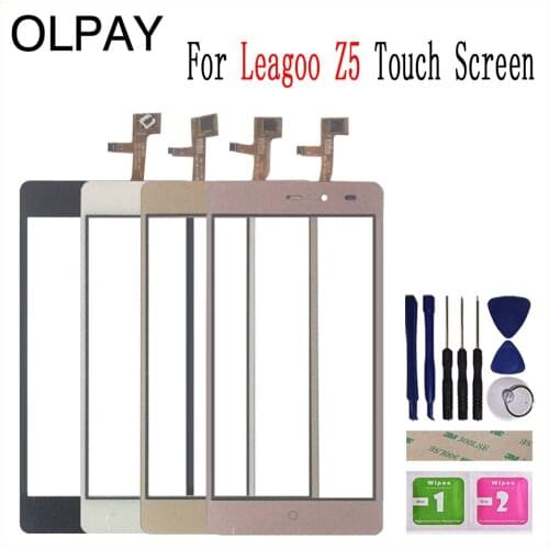 5.0'' For Leagoo Z5 Touch Screen Digitizer For Leagoo Z5 LTE Touch Panel Touchscreen Sensor Front Glass Free Tools+Wipes