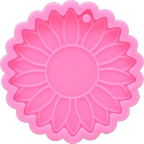 1PCS New Flower-shaped Silicone Soap Mold Sun Flower Craft Household Fondant Sugar Mould DIY Cake Supplies Chocolate Mold